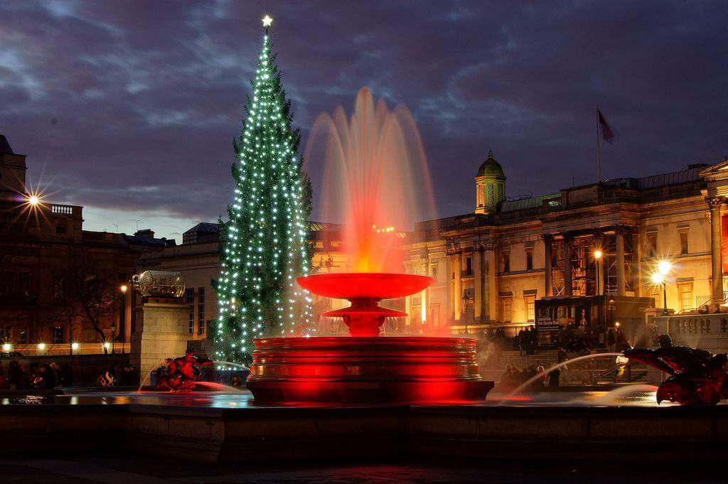 Christmas in Trafalgar Square London Holidays Around the World-Kids Are A Trip