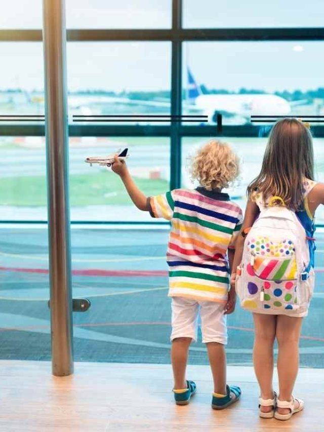 Kids traveling overseas