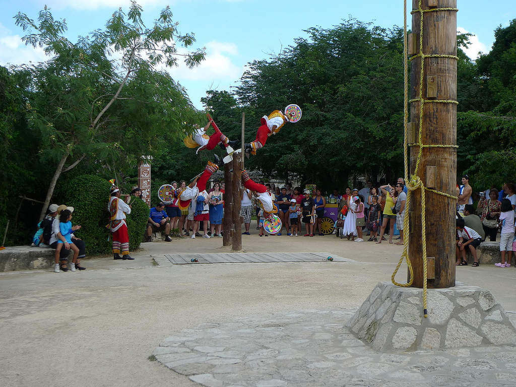 Best Things to do with Kids in Cancun Performance at Xcaret - Kids Are A Trip
