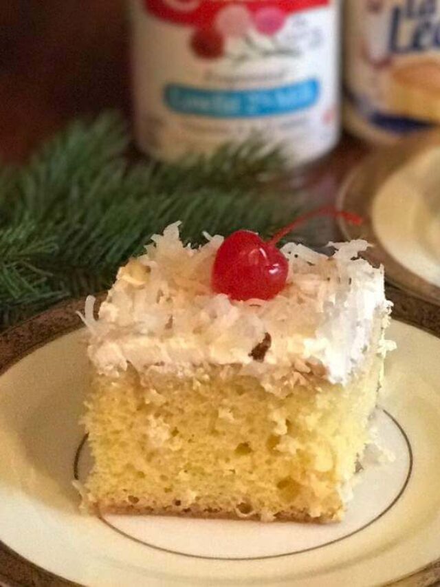 Coquito Tres Leches Cake is the perfect dish this holiday season. Combining two Puerto Rican favorites, this dish is sure to be a crowd pleaser!-Kids Are a Trip