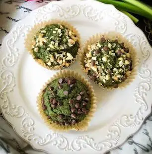 banana oats spinach muffin