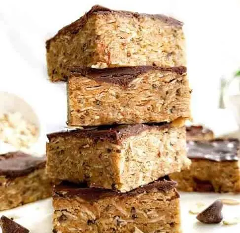 No Bake Peanut Butter Oatmeal Bars