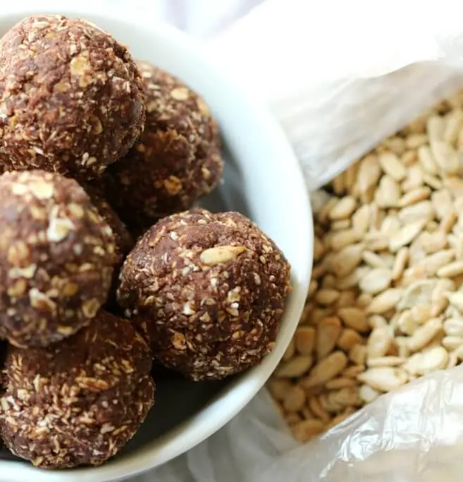 Image for Mint Chocolate Sunflower Bites