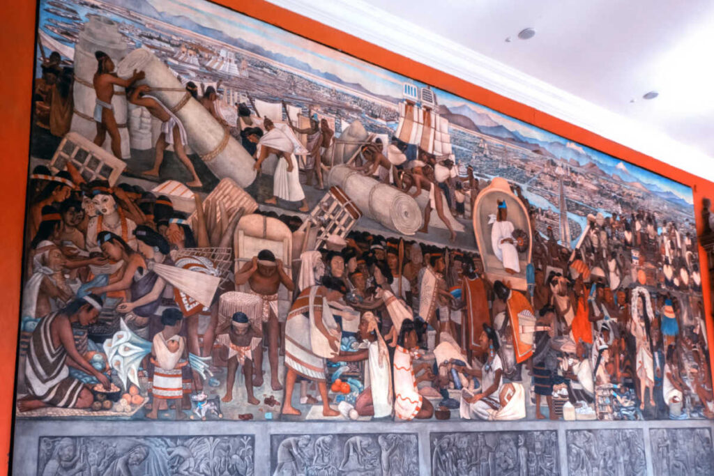 Diego Rivera Painting National Museum
