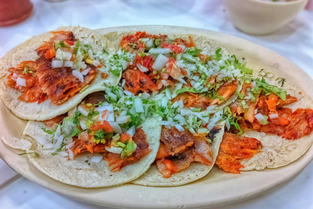 plate of tacos