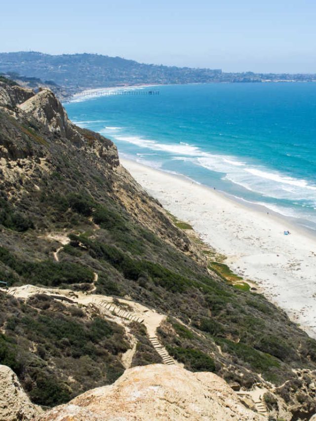 Torrey Pines beach ocean view