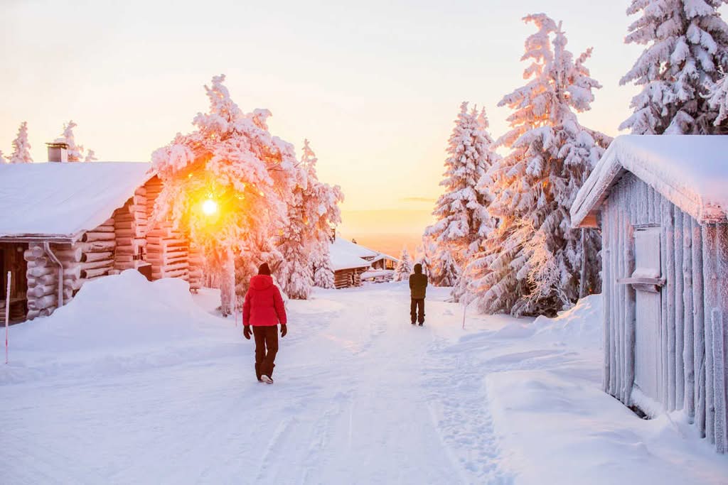 Finland winter vacation with kids