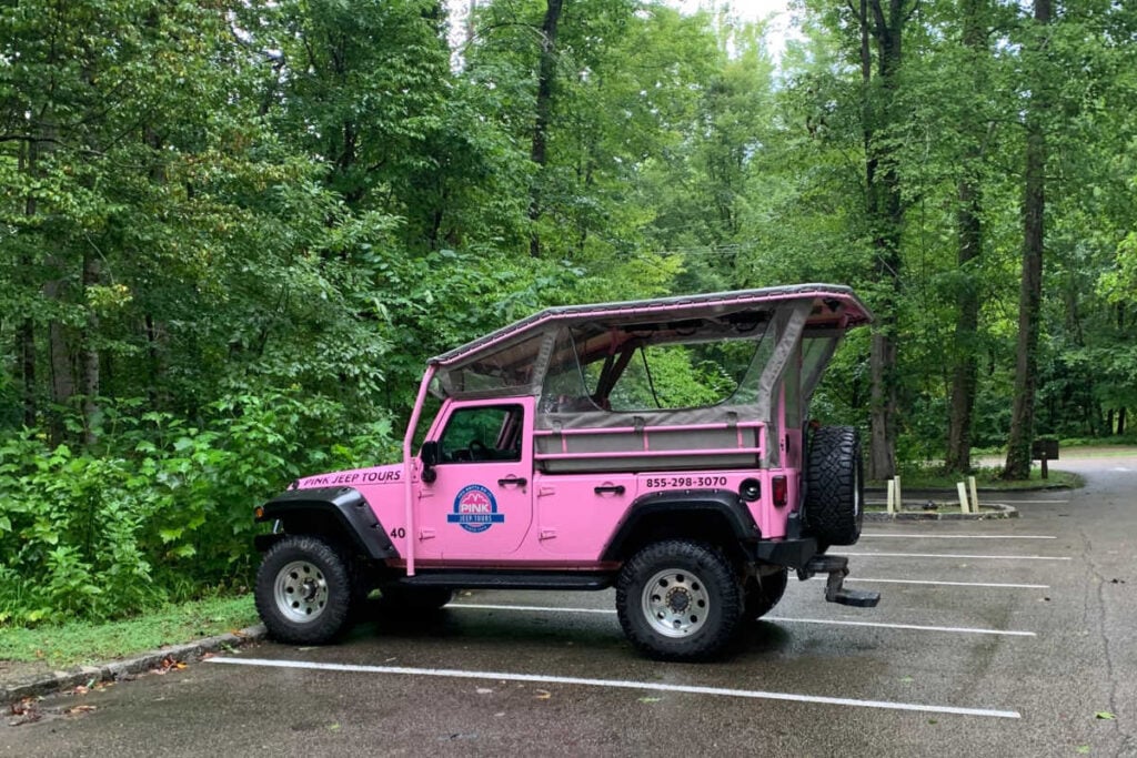 Pink Jeep Tour Great Smoky Mountains National Park