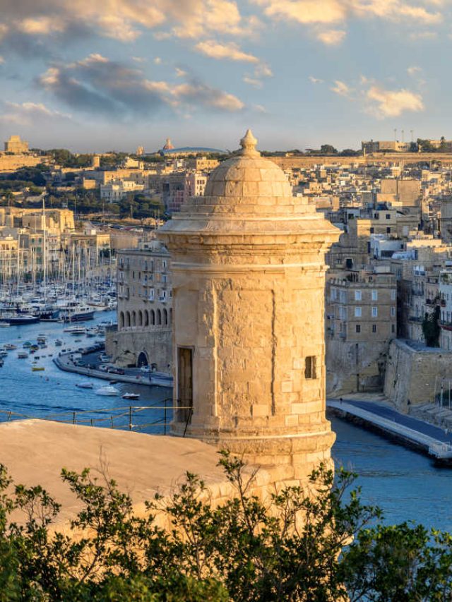 Sentry tower overlooking Malta