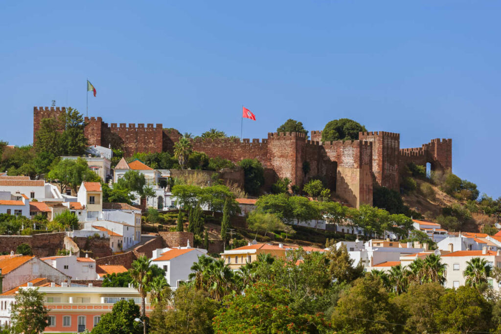 Castle in Silves town - Algarve region - Portugal