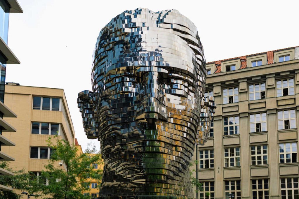 Franz Kafka sculpture Prague