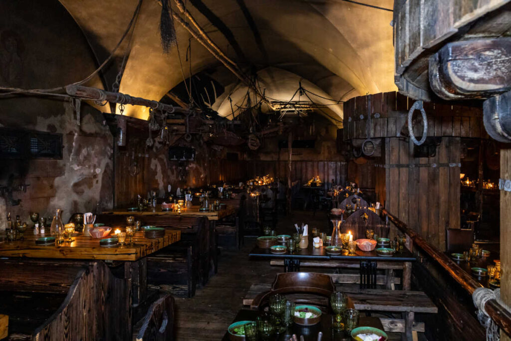 Medieval restaurant Prague