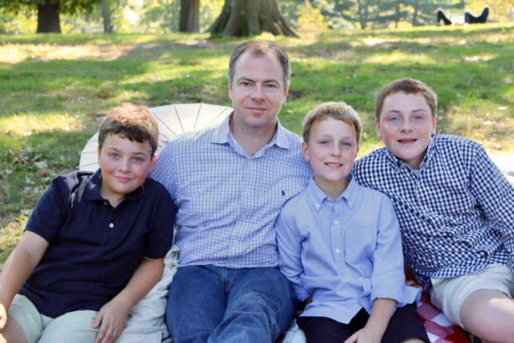 Matching photo shoot outfits