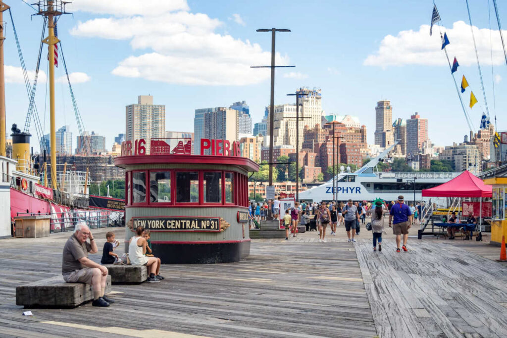 South Street Seaport District NYC