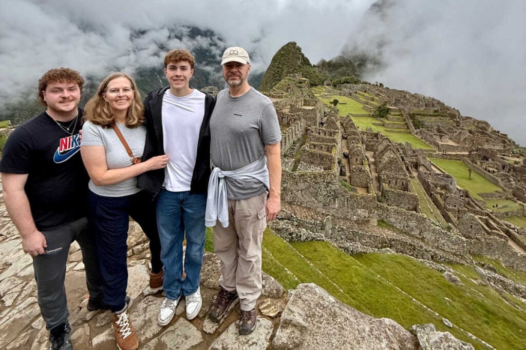 Machu Picchu Maxwell family