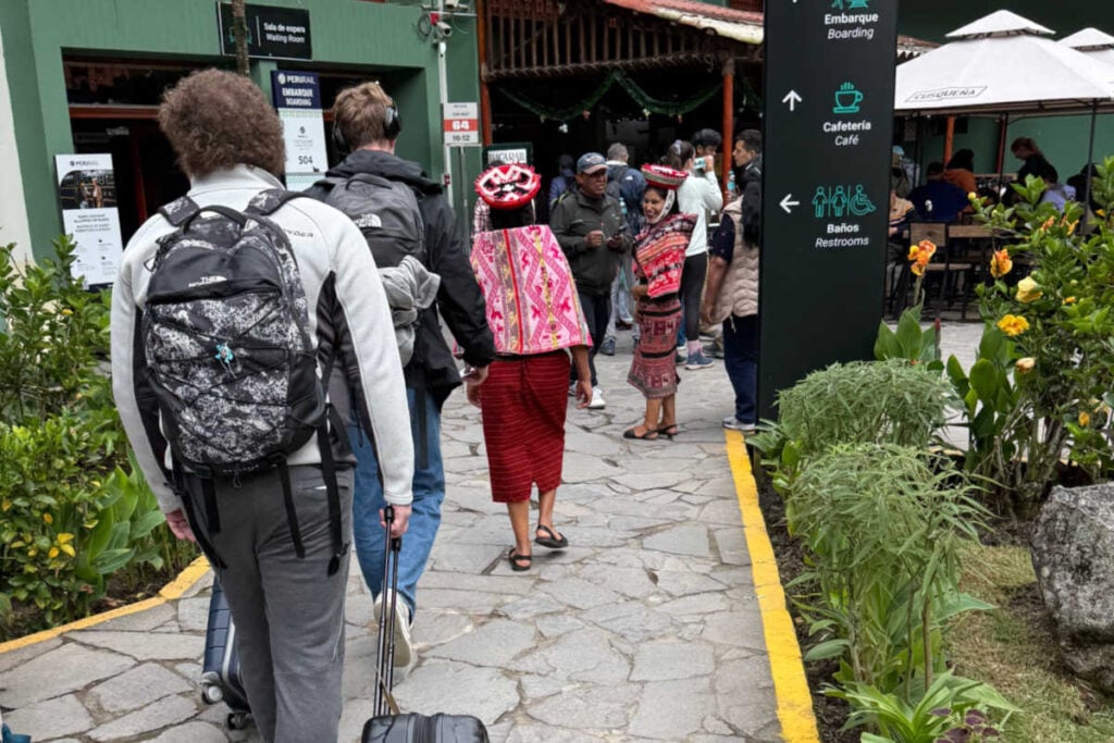 Train station Aguas Calientes