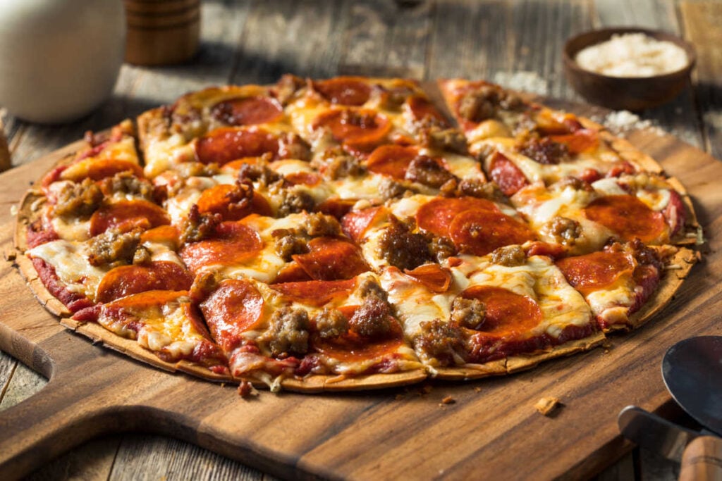 St Louis style pizza