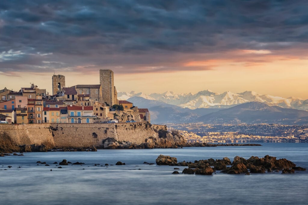 Antibes France coastline