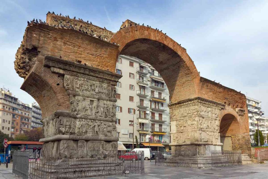 Old arch in Thessaloniki, Greece.