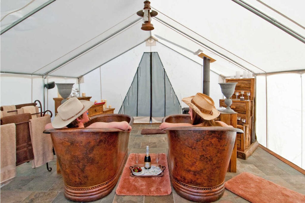 C Lazy u Tent Tub