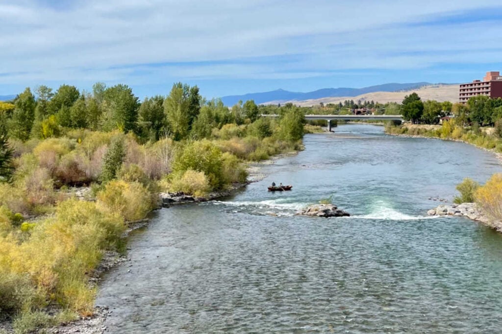 Clark Fork River boat