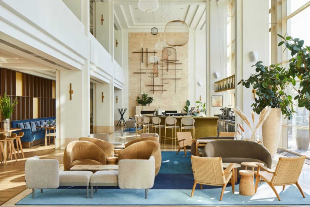 Copenhagen Marriott lounge