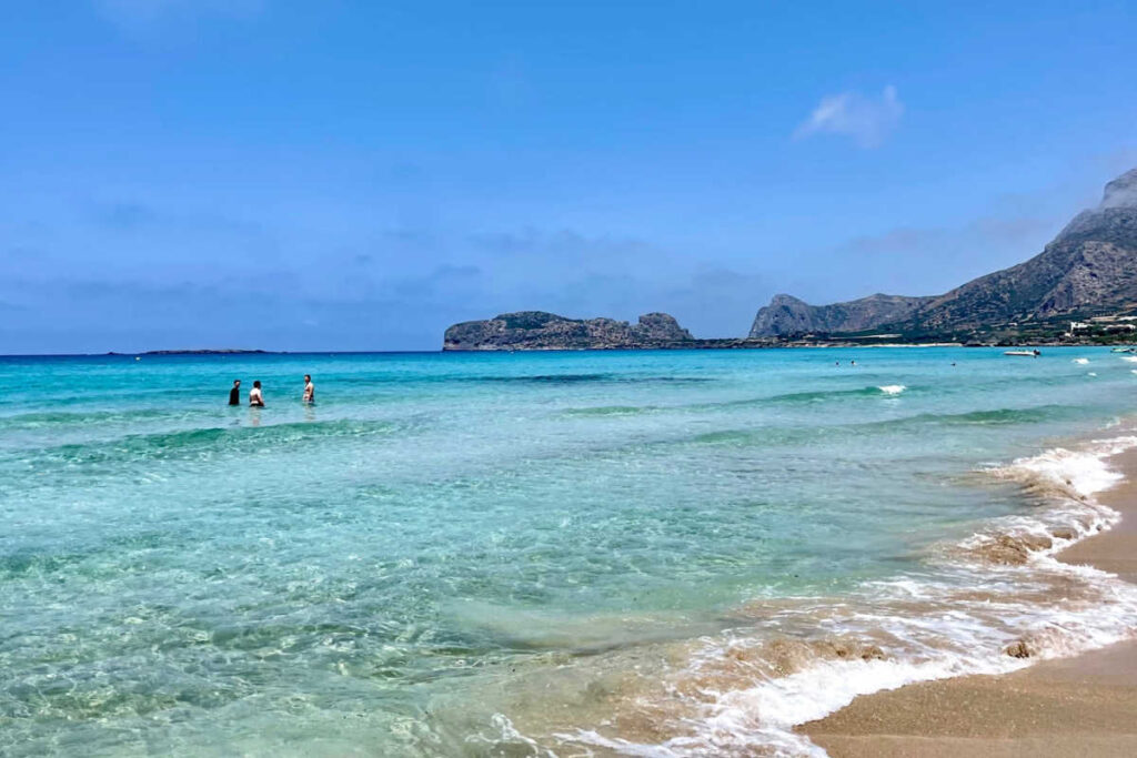 Crete beach Greece family vacation