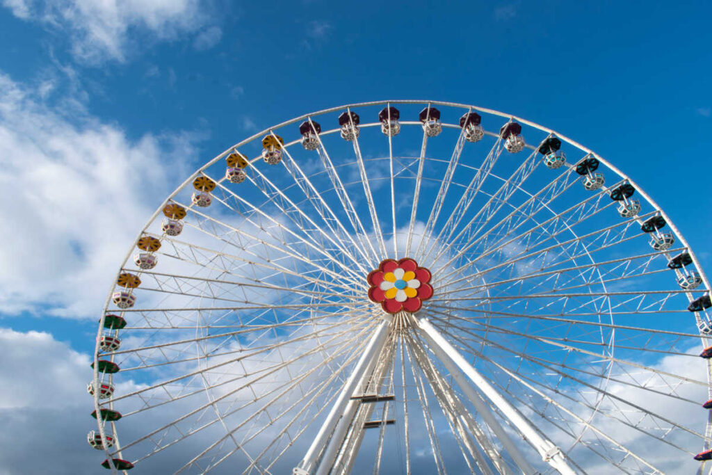 Ferris wheel Prater amusement Park vienna tour