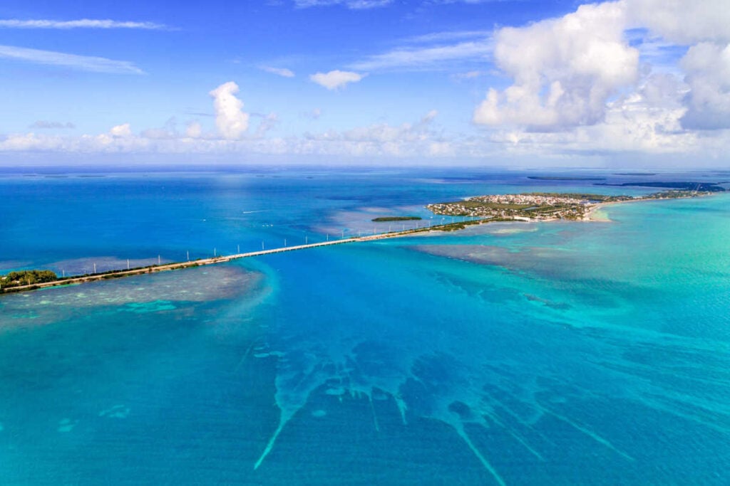 Florida Keys aerial view