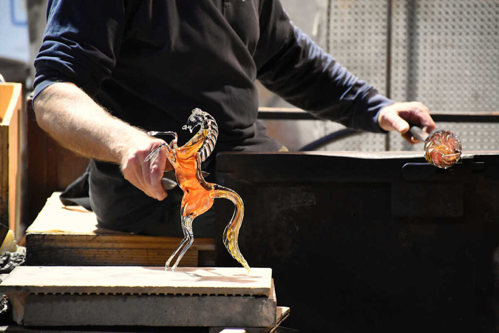 Glass making class Venice