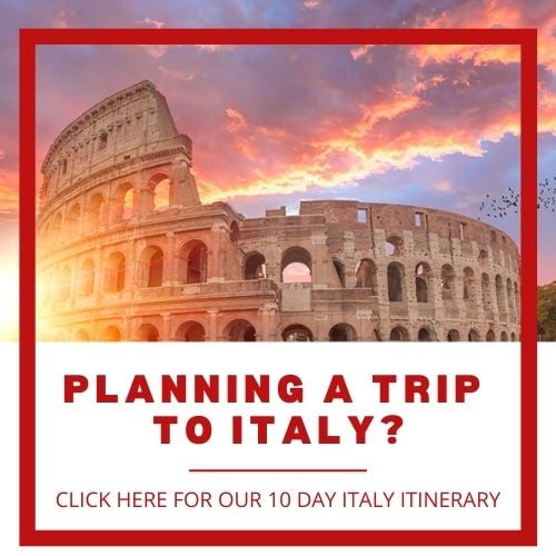 planning a trip to Italy