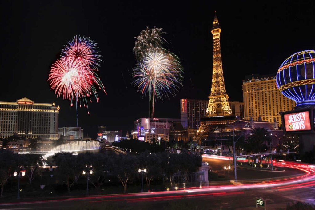 Las Vegas fireworks