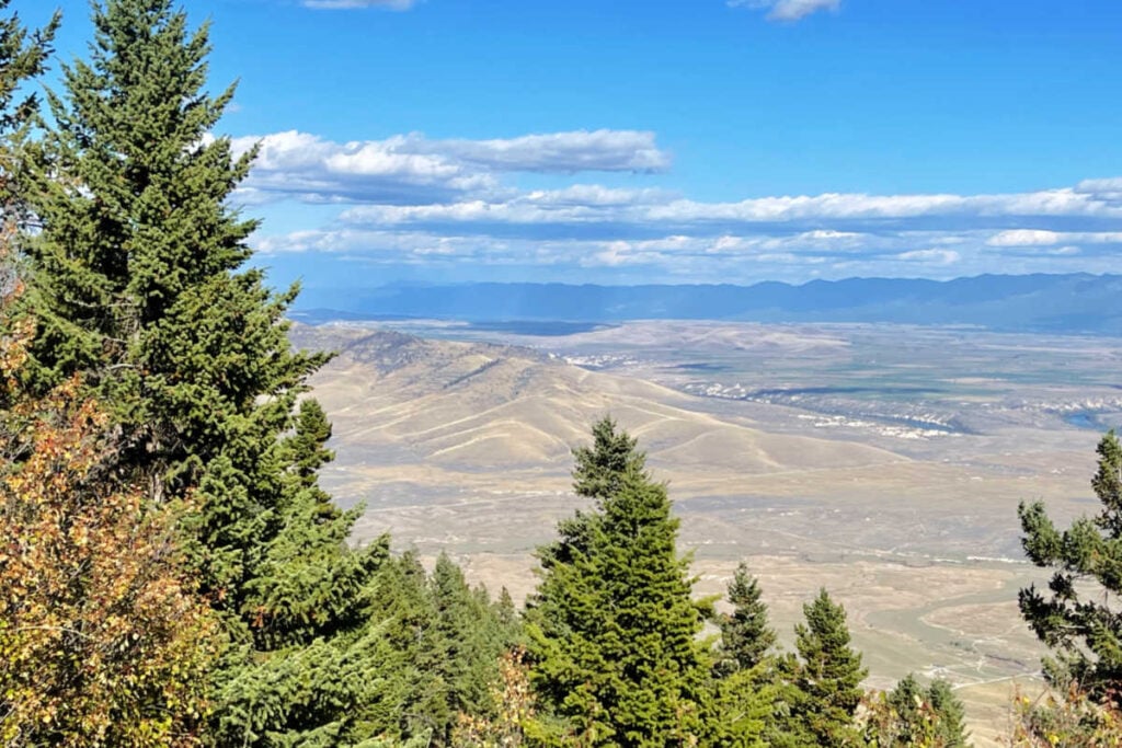 Looking Out toward Flathead Lake from HTR property