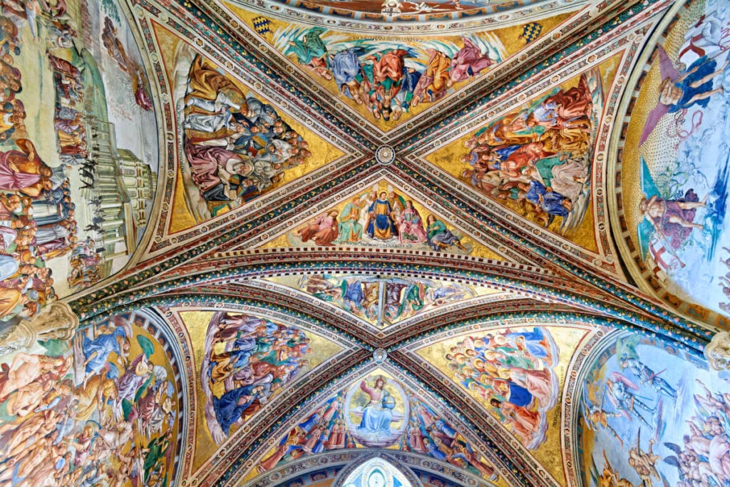Madonna de San Brizio ceiling painting