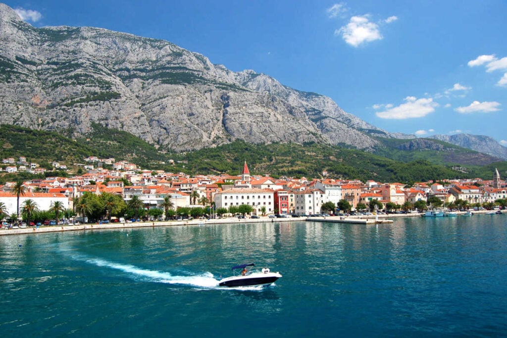 Makarska city view