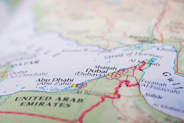 Map of Dubai-Multigenerational Vacations