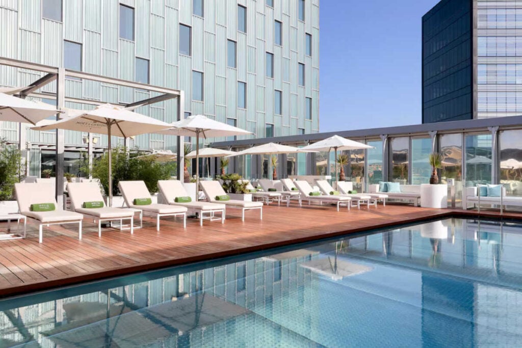 Melia Barcelona Sky pool