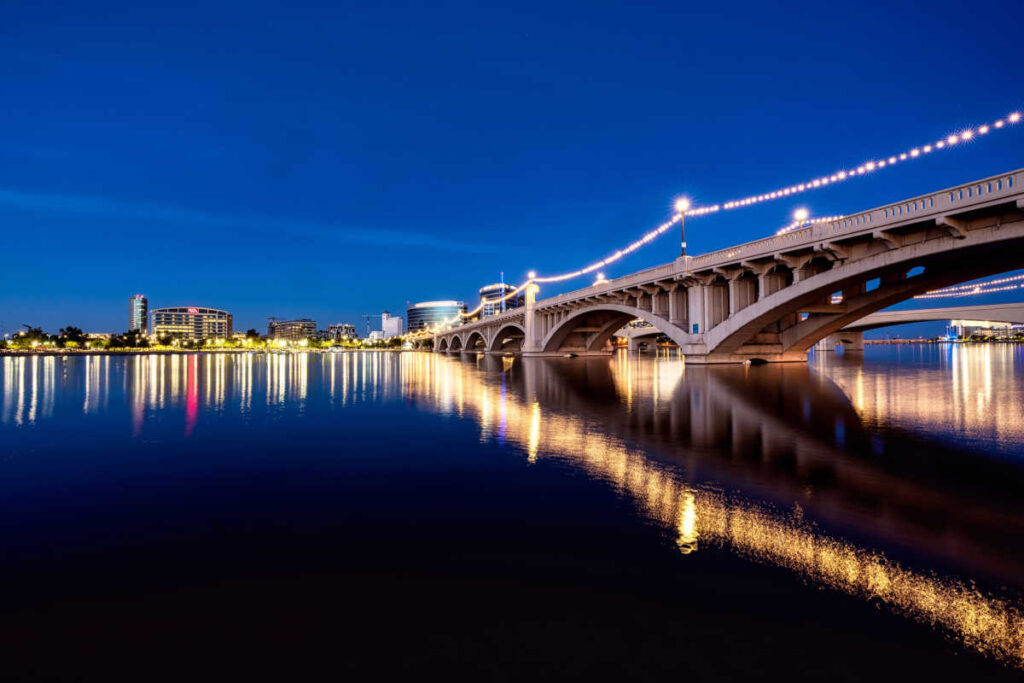 Mill Avenue Tempe Arizona night