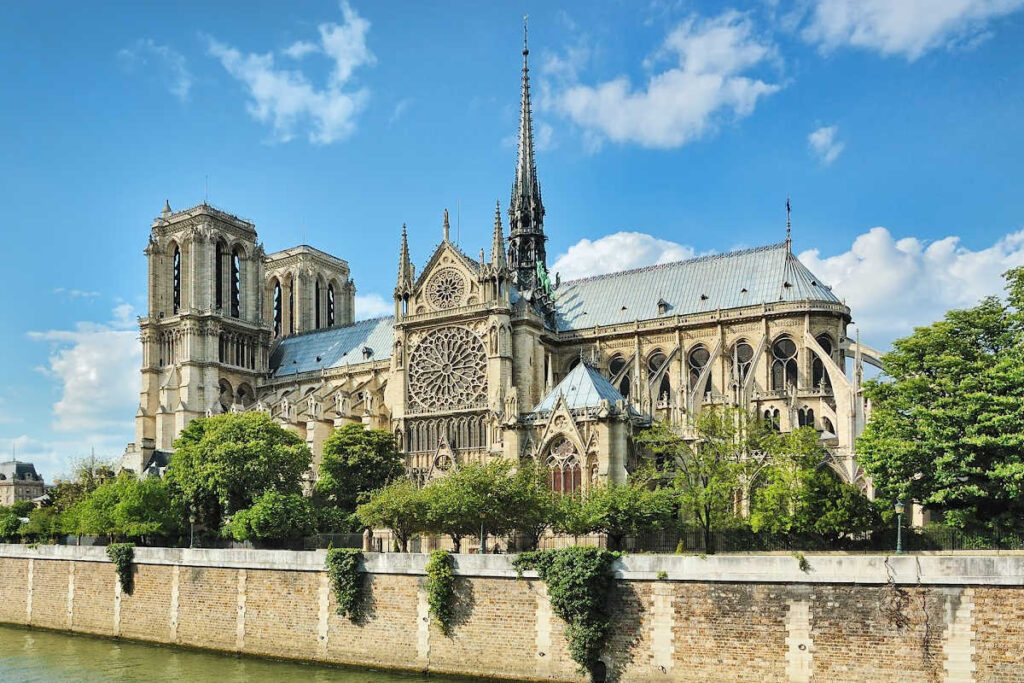 Notre Dame Cathedral girls trip to Paris