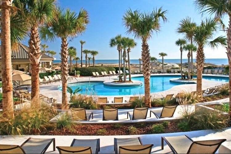 Ritz-Carlton Amelia Island-view of pool and ocean