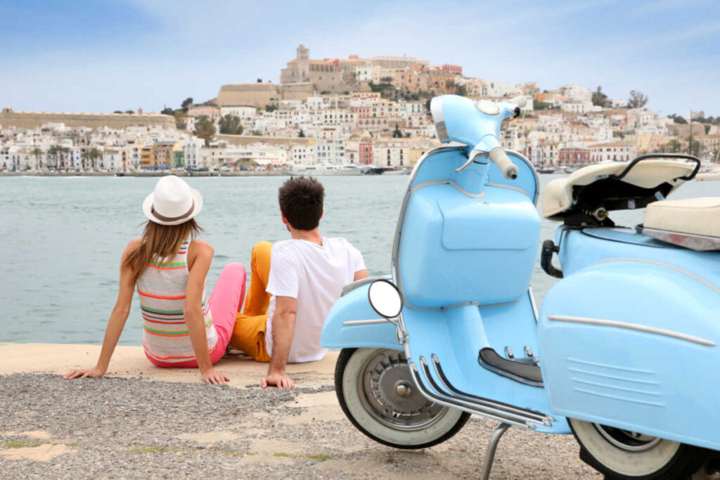 Romantic couple Ibiza
