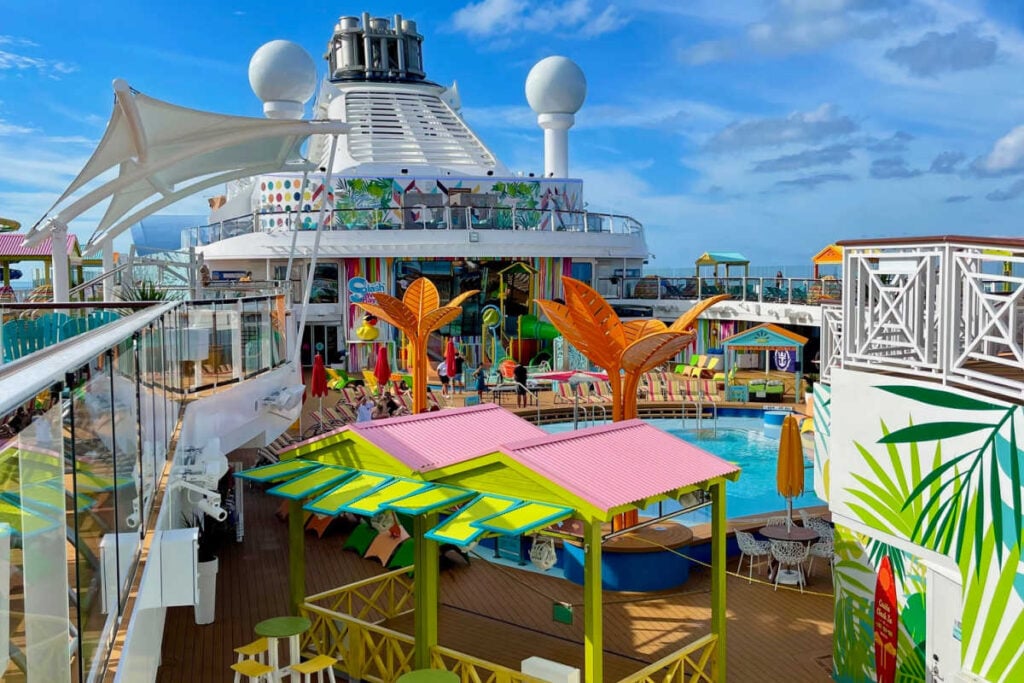 Royal Caribbean pool deck