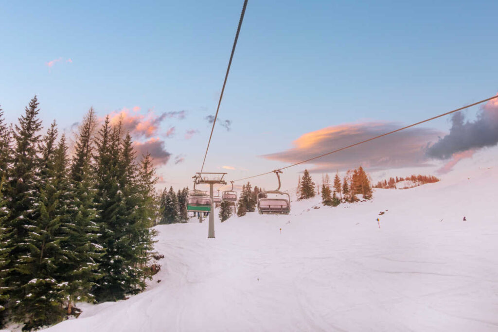 Saalbach ski lift
