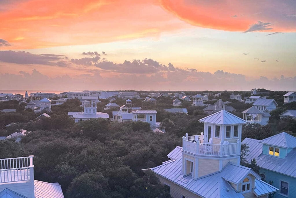 Seaside Florida sunset