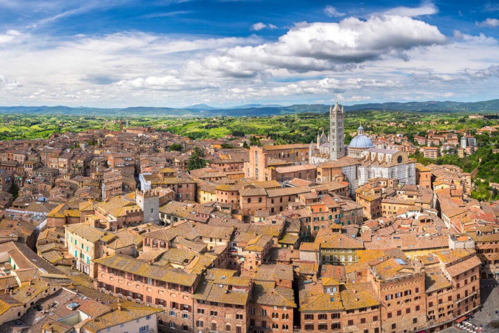 Sienna from above