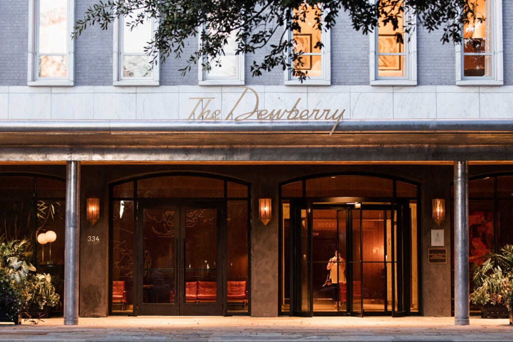 The Dewberry Charleston romantic resorts in the US