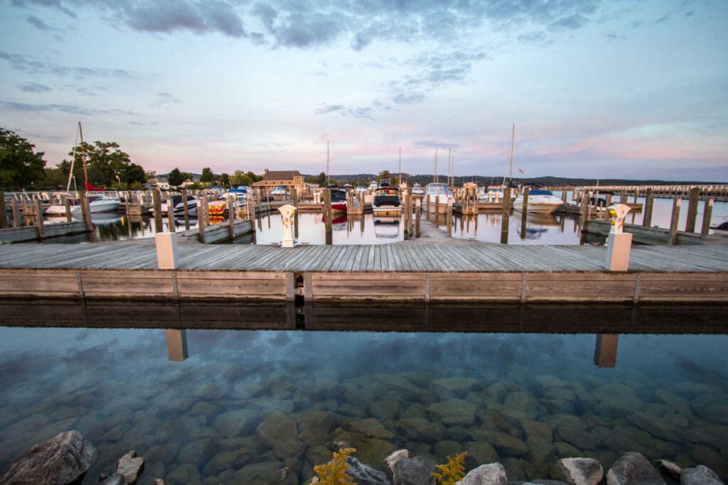 Traverse City Michigan harbor