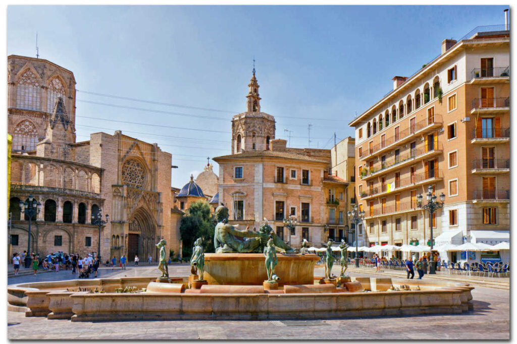 Valencia Spain fountain