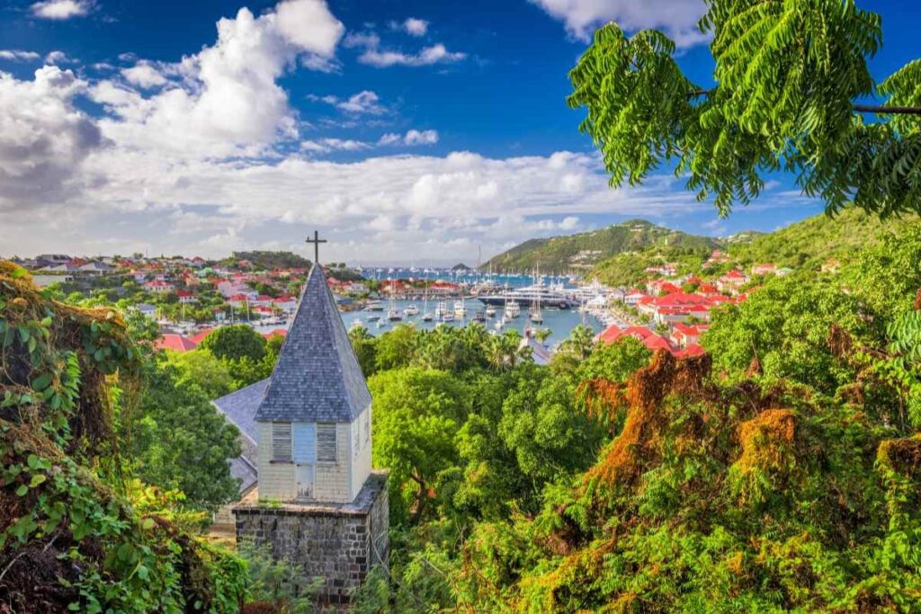 View of St. Barts