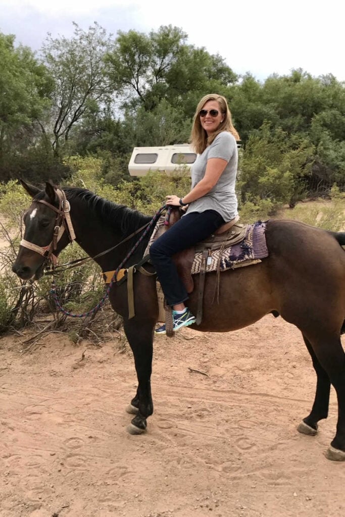 White Stallion Dude Ranch trail ride